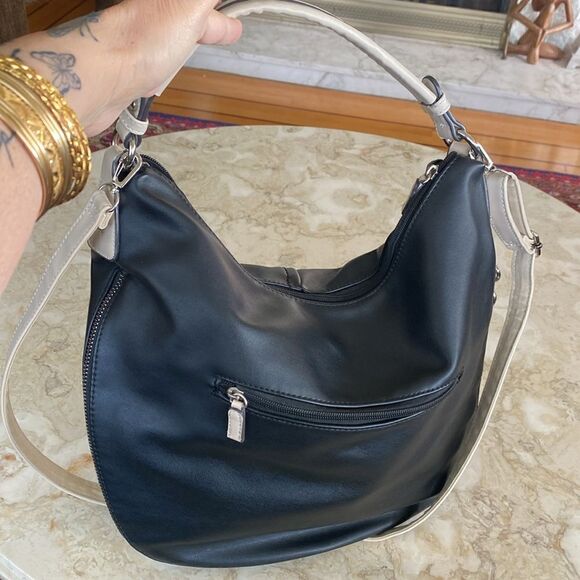 David Jones Vegan Leather Hobo Shoulder Bag - Picture 6 of 11